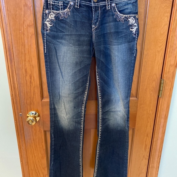 Silver Suki Flap 17” jeans - Picture 4 of 5